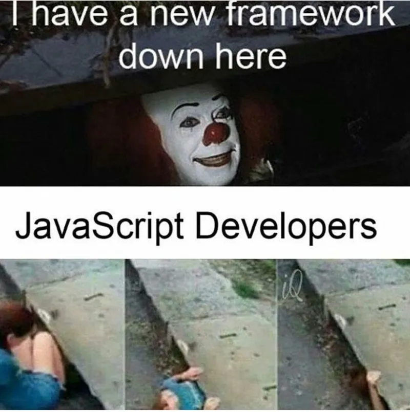 Javascript Developers be like